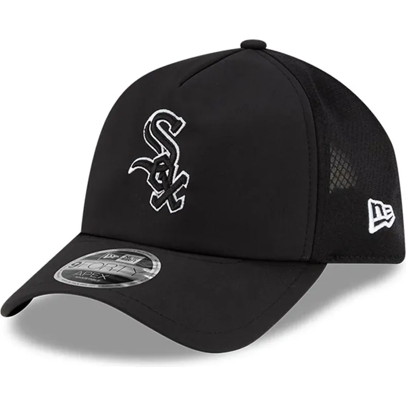 cappello-curvo-nero-snapback-9forty-apex-batting-practice-dei-chicago-white-sox-mlb-di-new-era