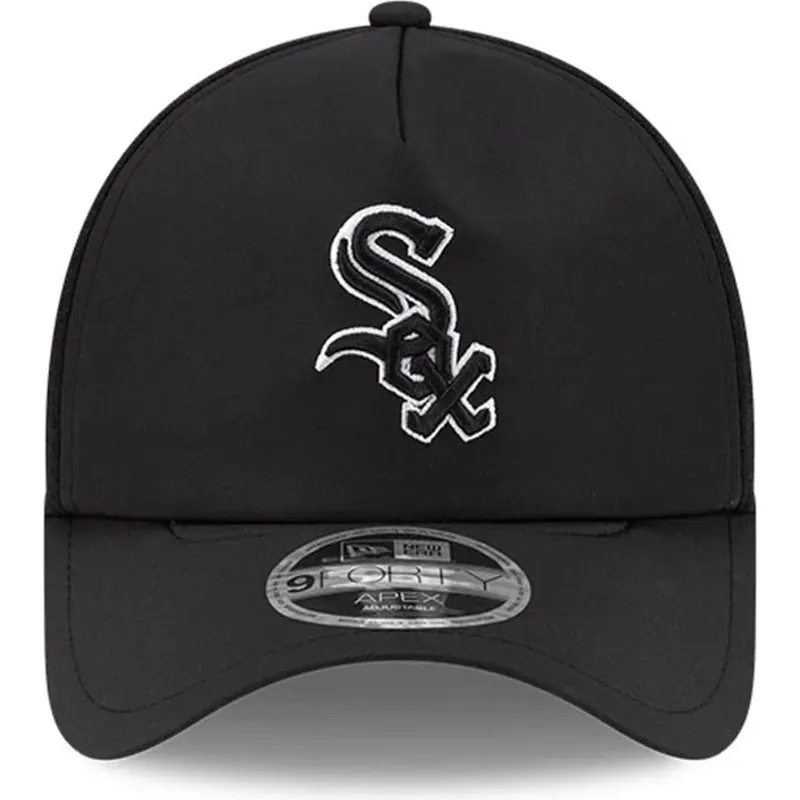 cappello-curvo-nero-snapback-9forty-apex-batting-practice-dei-chicago-white-sox-mlb-di-new-era