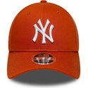 cappello-curvo-arancia-snapback-9forty-m-crown-dei-new-york-yankees-mlb-di-new-era