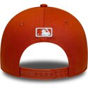 cappello-curvo-arancia-snapback-9forty-m-crown-dei-new-york-yankees-mlb-di-new-era