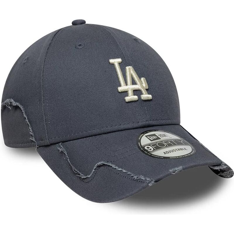 casquette-courbee-grise-ajustable-9forty-stitched-los-angeles-dodgers-mlb-new-era casquette-courbee-grise-ajustable-9forty-stitched-los-angeles-dodgers-mlb-new-era