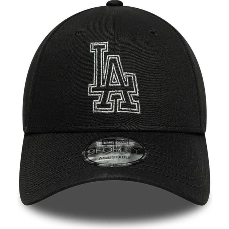 casquette-courbee-noire-ajustable-9forty-metallic-outline-los-angeles-dodgers-mlb-new-era casquette-courbee-noire-ajustable-9forty-metallic-outline-los-angeles-dodgers-mlb-new-era