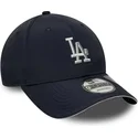 cappello-curvo-blu-marino-cinghia-regolabile-9forty-recycled-dei-los-angeles-dodgers-mlb-di-new-era