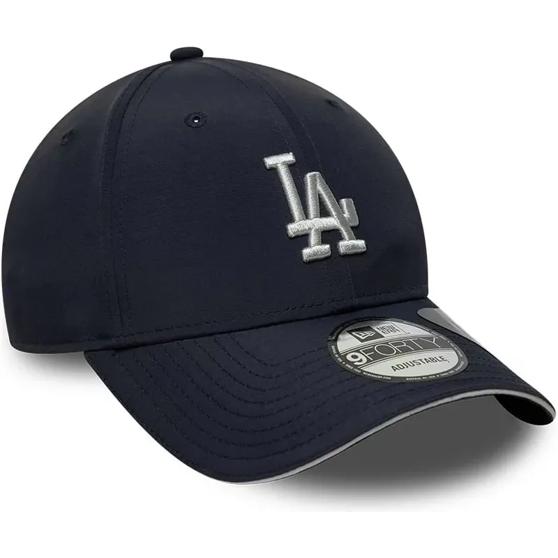 casquette-courbee-bleue-marine-ajustable-9forty-recycled-los-angeles-dodgers-mlb-new-era