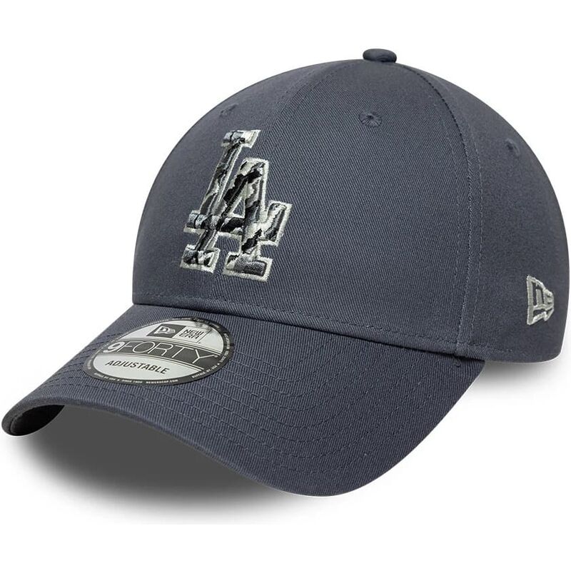 cappello-curvo-grigio-cinghia-regolabile-9forty-outline-camo-dei-los-angeles-dodgers-mlb-di-new-era cappello-curvo-grigio-cinghia-regolabile-9forty-outline-camo-dei-los-angeles-dodgers-mlb-di-new-era