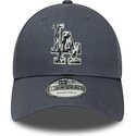 casquette-courbee-grise-ajustable-9forty-outline-camo-los-angeles-dodgers-mlb-new-era