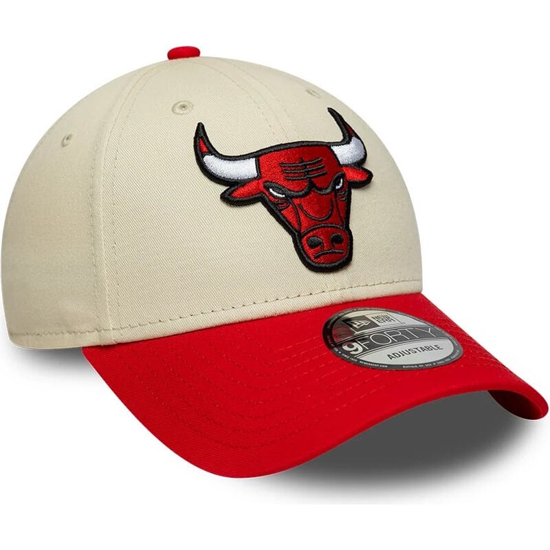 mutzen-gebogen-beige-verstellbares-band-9forty-colour-block-der-chicago-bulls-nba-von-new-era mutzen-gebogen-beige-verstellbares-band-9forty-colour-block-der-chicago-bulls-nba-von-new-era