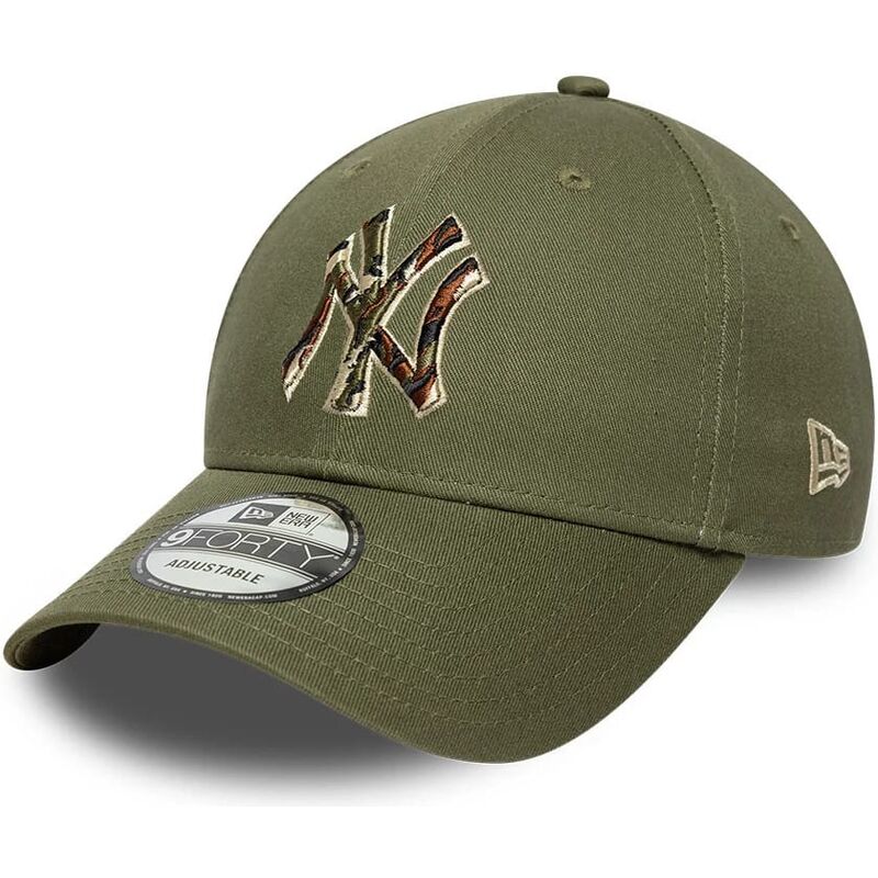 cappello-curvo-verde-cinghia-regolabile-9forty-outline-camo-dei-new-york-yankees-mlb-di-new-era cappello-curvo-verde-cinghia-regolabile-9forty-outline-camo-dei-new-york-yankees-mlb-di-new-era