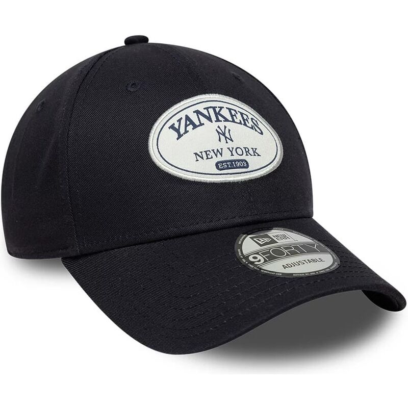 cappello-curvo-blu-marino-cinghia-regolabile-9forty-patch-dei-new-york-yankees-mlb-di-new-era