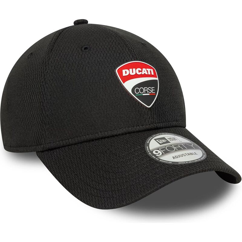 casquette-courbee-noire-ajustable-9forty-dashmark-mesh-ducati-motor-motogp-new-era casquette-courbee-noire-ajustable-9forty-dashmark-mesh-ducati-motor-motogp-new-era