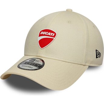 Casquette courbée beige ajustable 9FORTY Core Ducati Motor MotoGP New Era