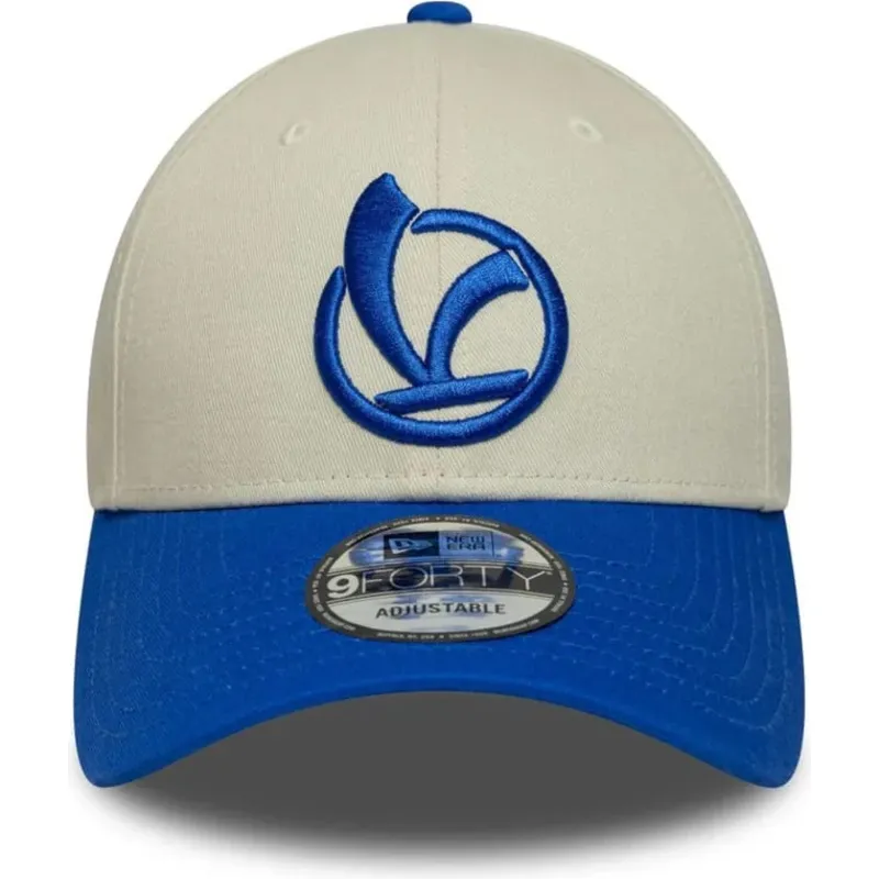 casquette-courbee-beige-et-bleue-ajustable-9forty-contrast-visor-vespa-piaggio-new-era
