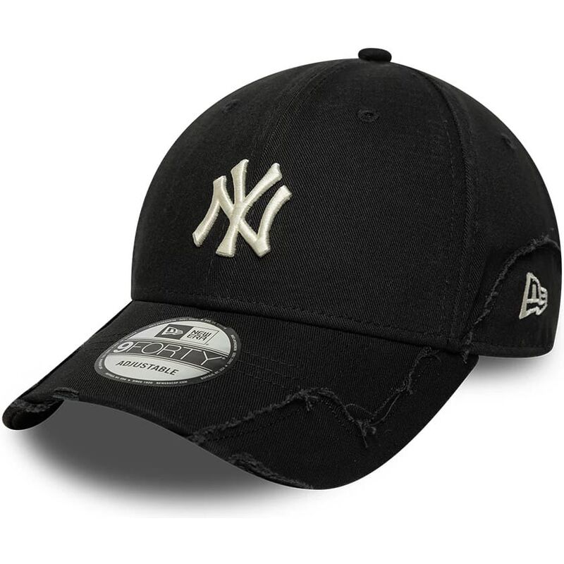 casquette-courbee-noire-ajustable-9forty-stitched-new-york-yankees-mlb-new-era casquette-courbee-noire-ajustable-9forty-stitched-new-york-yankees-mlb-new-era