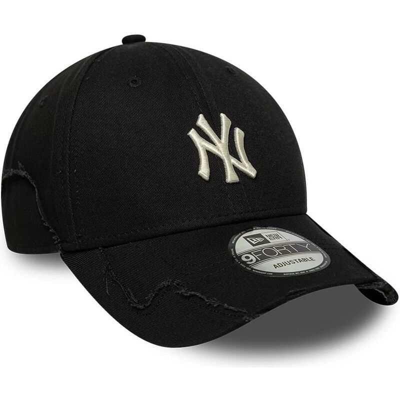 casquette-courbee-noire-ajustable-9forty-stitched-new-york-yankees-mlb-new-era casquette-courbee-noire-ajustable-9forty-stitched-new-york-yankees-mlb-new-era