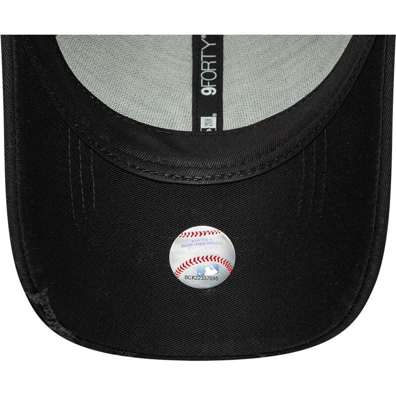 casquette-courbee-noire-ajustable-9forty-stitched-new-york-yankees-mlb-new-era casquette-courbee-noire-ajustable-9forty-stitched-new-york-yankees-mlb-new-era