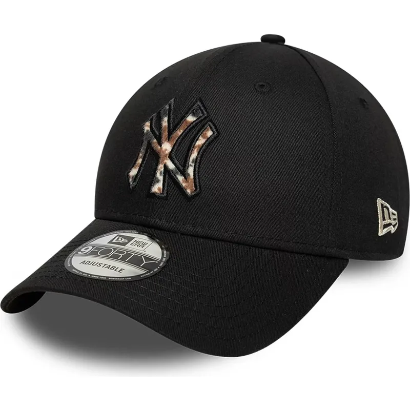 cappello-curvo-nero-cinghia-regolabile-9forty-faux-pony-infill-dei-new-york-yankees-mlb-di-new-era cappello-curvo-nero-cinghia-regolabile-9forty-faux-pony-infill-dei-new-york-yankees-mlb-di-new-era