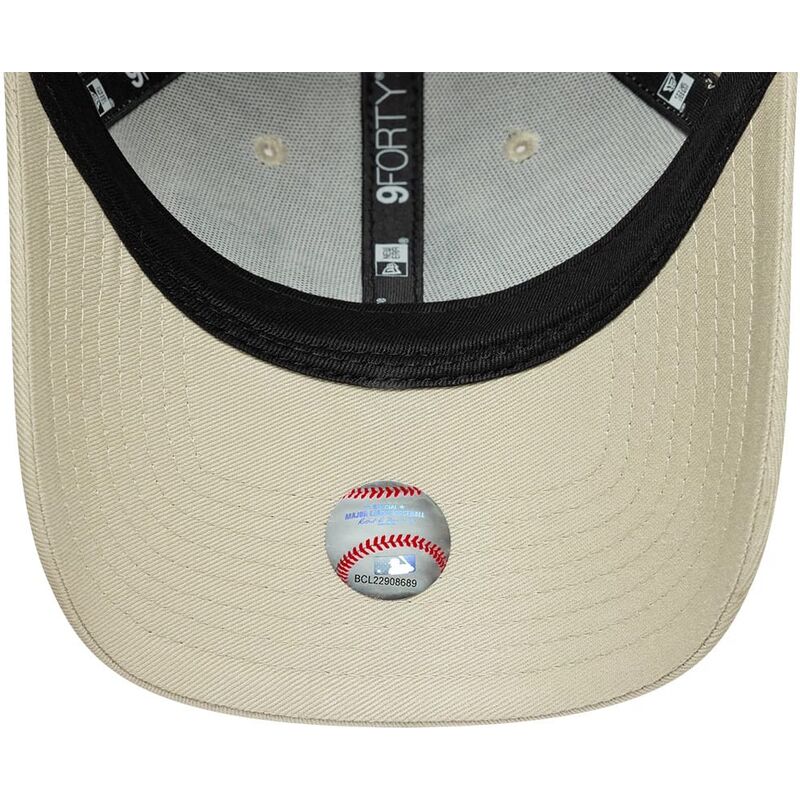 casquette-courbee-beige-et-bleue-ajustable-9forty-food-icon-los-angeles-dodgers-mlb-new-era