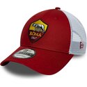 cappello-curvo-rosso-cinghia-regolabile-9forty-league-dei-associazione-sportiva-roma-serie-a-di-new-era