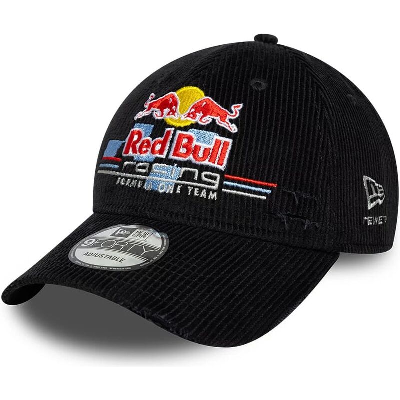 casquette-courbee-noire-ajustable-9forty-distressed-cord-red-bull-racing-formula-1-new-era