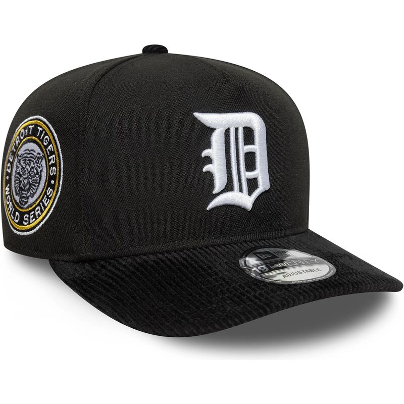 cappello-curvo-nero-snapback-19twenty-cooperstown-cord-dei-detroit-tigers-mlb-di-new-era