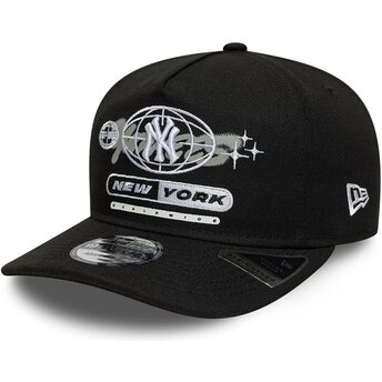 Cappello curvo nero snapback 19TWENTY Graphic dei New York Yankees MLB di New Era