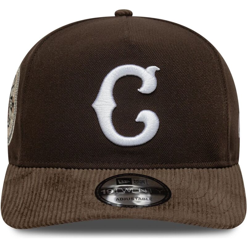 casquette-courbee-marron-snapback-19twenty-cooperstown-cord-chicago-cubs-mlb-new-era