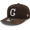 mutzen-gebogen-braun-snapback-19twenty-cooperstown-cord-der-chicago-cubs-mlb-von-new-era