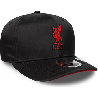 Mützen gebogen schwarz snapback 9SEVENTY Stretch Snap Gradient der Liverpool Football Club Premier League von New Era