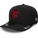 cappello-curvo-nero-snapback-9seventy-stretch-snap-gradient-dei-stade-toulousain-top-14-di-new-era