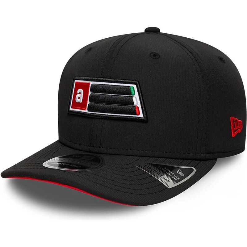 mutzen-gebogen-schwarz-snapback-9seventy-stretch-snap-patch-aprilia-piaggio-von-new-era mutzen-gebogen-schwarz-snapback-9seventy-stretch-snap-patch-aprilia-piaggio-von-new-era