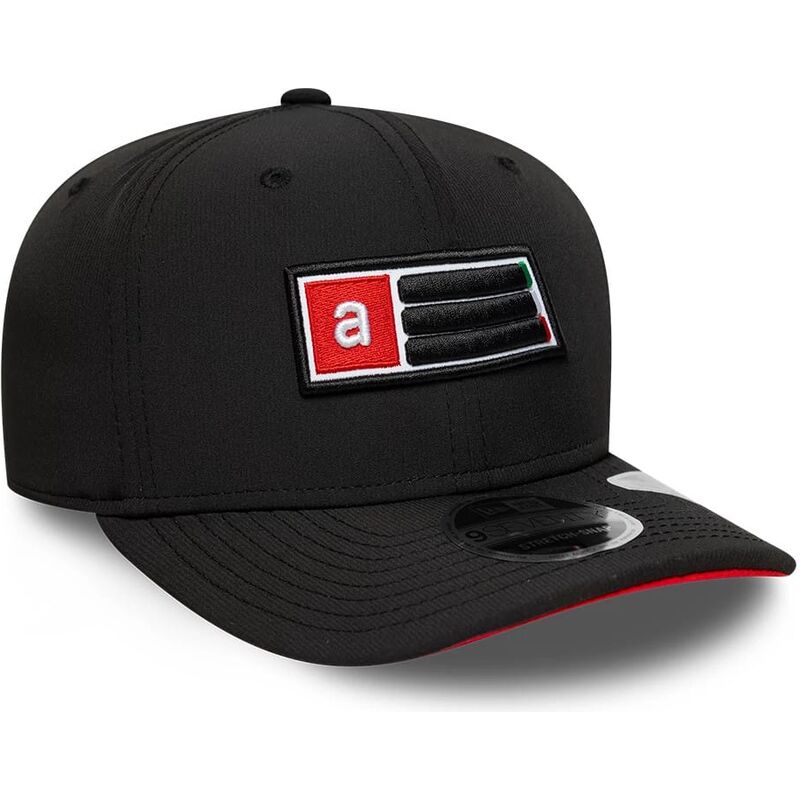 cappello-curvo-nero-snapback-9seventy-stretch-snap-patch-aprilia-piaggio-di-new-era cappello-curvo-nero-snapback-9seventy-stretch-snap-patch-aprilia-piaggio-di-new-era