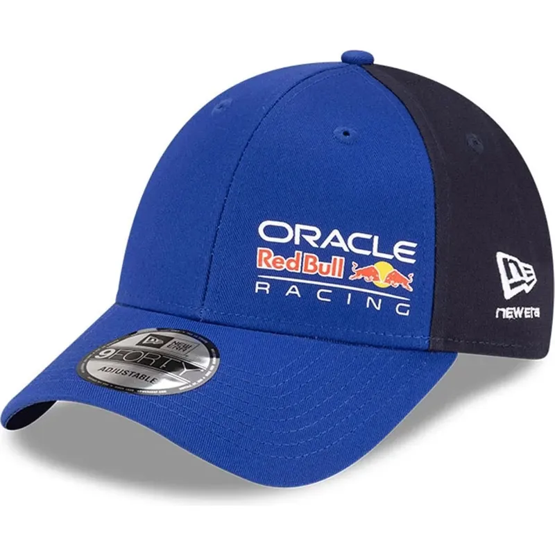 casquette-courbee-bleue-snapback-9forty-essential-red-bull-racing-formula-1-new-era casquette-courbee-bleue-snapback-9forty-essential-red-bull-racing-formula-1-new-era