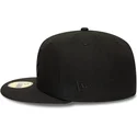 cappello-piatto-nero-aderente-59fifty-dei-atlanta-braves-mlb-di-new-era