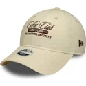 casquette-courbee-beige-ajustable-pour-femme-9twenty-coffee-club-new-era