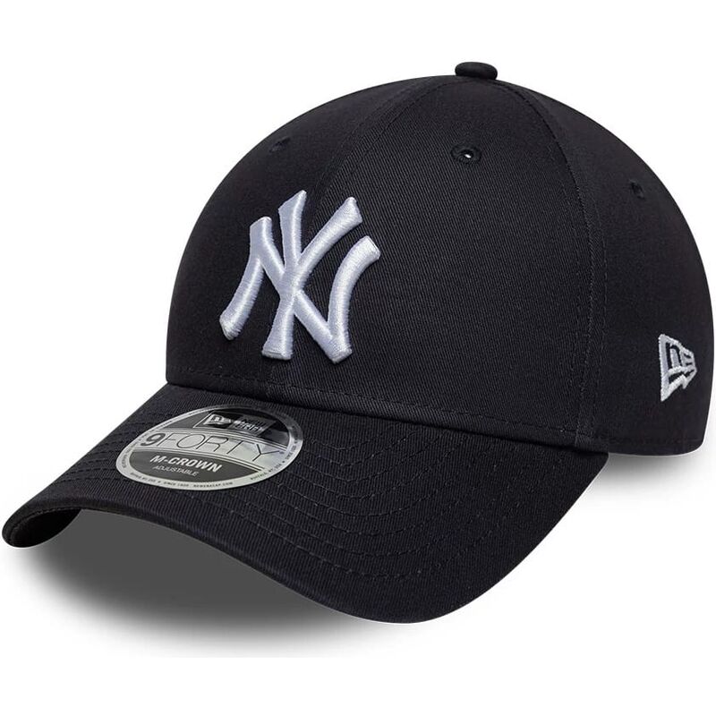 mutzen-gebogen-marineblau-snapback-9forty-m-crown-side-script-der-new-york-yankees-mlb-von-new-era