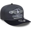 casquette-courbee-grise-et-bleue-marine-snapback-19twenty-graphic-los-angeles-dodgers-mlb-new-era