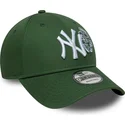 casquette-courbee-verte-ajustable-9forty-food-icon-new-york-yankees-mlb-new-era