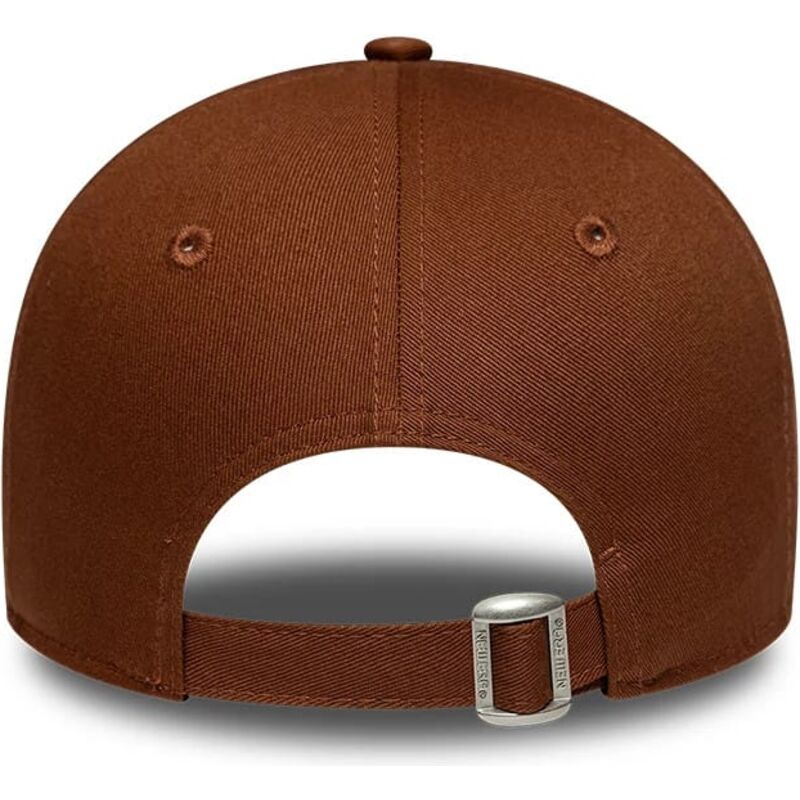 mutzen-gebogen-braun-verstellbares-band-9forty-league-essential-midi-der-los-angeles-dodgers-mlb-von-new-era