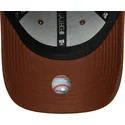 cappello-curvo-marrone-cinghia-regolabile-9forty-league-essential-midi-dei-los-angeles-dodgers-mlb-di-new-era