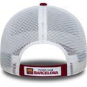 cappello-curvo-rosso-cinghia-regolabile-9forty-league-dei-fc-barcelona-laliga-di-new-era