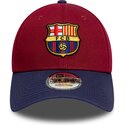 mutzen-gebogen-rot-verstellbares-band-9forty-contrast-der-fc-barcelona-laliga-von-new-era