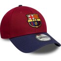 cappello-curvo-rosso-cinghia-regolabile-9forty-contrast-dei-fc-barcelona-laliga-di-new-era