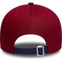 cappello-curvo-rosso-cinghia-regolabile-9forty-contrast-dei-fc-barcelona-laliga-di-new-era
