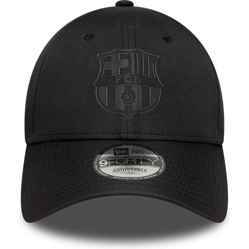 casquette-courbee-noire-ajustable-avec-logo-noir-9forty-ripstop-fc-barcelona-laliga-new-era