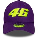 cappello-curvo-viola-cinghia-regolabile-9forty-wordmark-dei-valentino-rossi-vr46-motogp-di-new-era