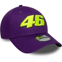 cappello-curvo-viola-cinghia-regolabile-9forty-wordmark-dei-valentino-rossi-vr46-motogp-di-new-era