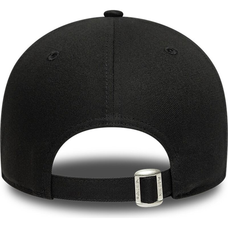 casquette-courbee-noire-ajustable-avec-logo-grise-9forty-league-essential-detroit-tigers-mlb-new-era