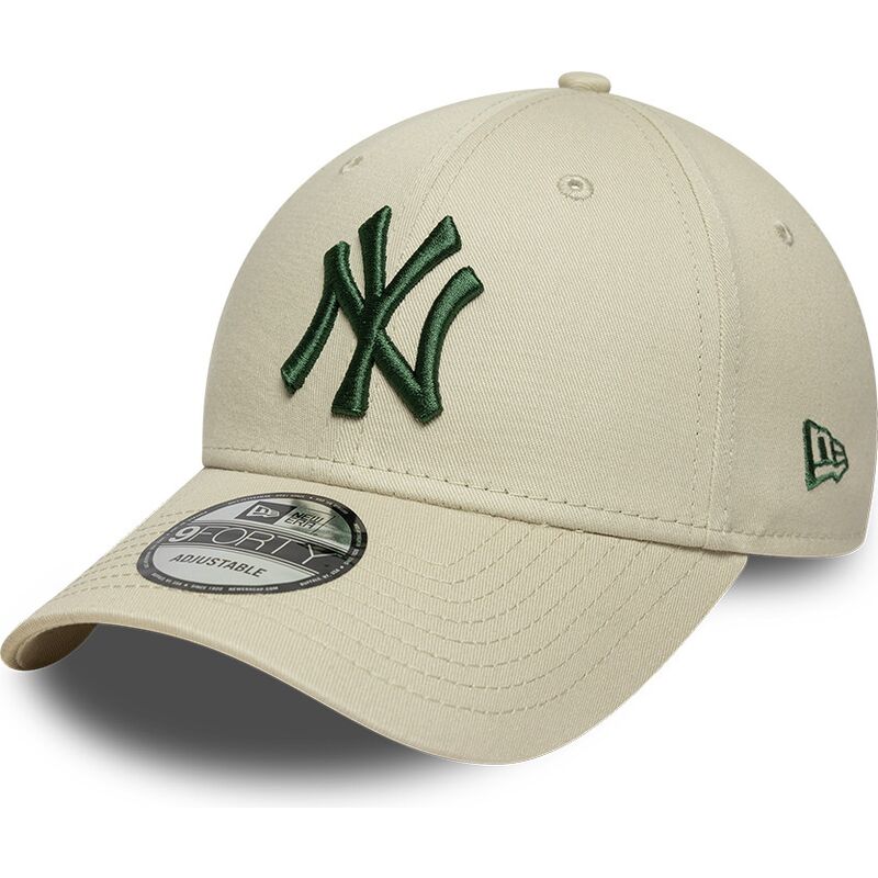 cappello-curvo-beige-cinghia-regolabile-9forty-league-essential-dei-new-york-yankees-mlb-di-new-era cappello-curvo-beige-cinghia-regolabile-9forty-league-essential-dei-new-york-yankees-mlb-di-new-era