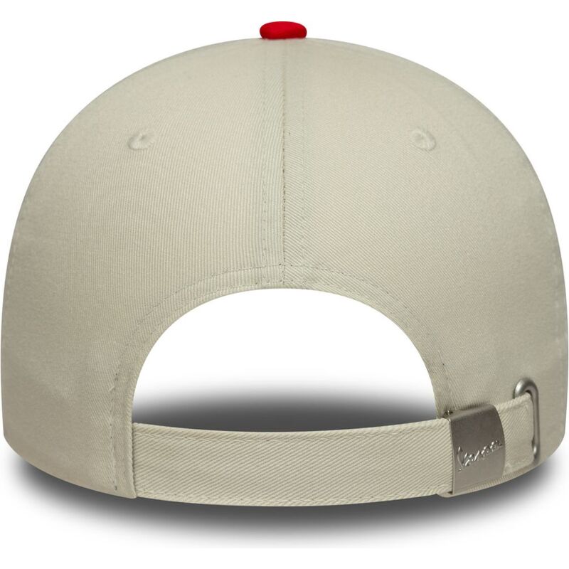 casquette-courbee-rouge-et-beige-ajustable-9forty-contrast-visor-vespa-piaggio-new-era casquette-courbee-rouge-et-beige-ajustable-9forty-contrast-visor-vespa-piaggio-new-era