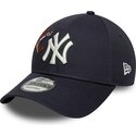 casquette-courbee-bleue-marine-ajustable-9forty-outdoor-icon-new-york-yankees-mlb-new-era